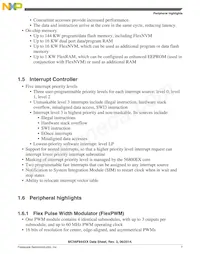 MC56F84462VLH Datasheet Pagina 7