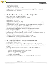 MC56F84462VLH Datasheet Pagina 11