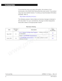 MC68HC711E9CFNE2 Datasheet Pagina 4