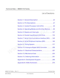 MC68HC711E9CFNE2 Datasheet Pagina 5