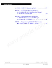 MC68HC711E9CFNE2 Datasheet Pagina 6