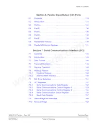 MC68HC711E9CFNE2 Datasheet Pagina 11