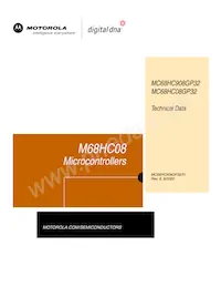 MC68HC908GP16CFB Datenblatt Cover