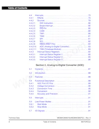 MC68HC908GP16CFB Datenblatt Seite 10