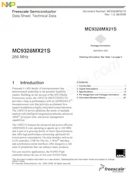 MC9328MX21SVMR2 Datenblatt Cover