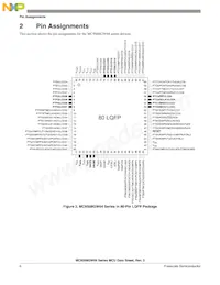 MC9S08GW64CLK數據表 頁面 6