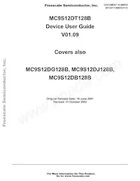 MC9S12DT128CPV Datasheet Cover