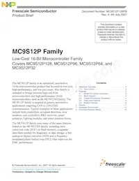 MC9S12P64VQK數據表 封面