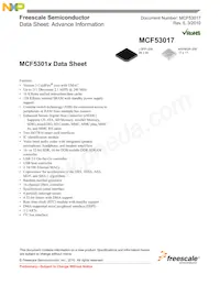 MCF53012CQT240 Datenblatt Cover