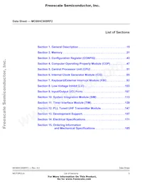 MCHC908RF2MFAE Datasheet Pagina 5