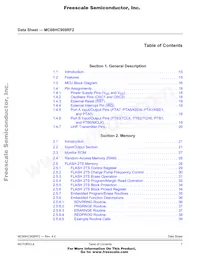 MCHC908RF2MFAE Datasheet Pagina 7