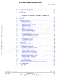 MCHC908RF2MFAE Datasheet Pagina 9