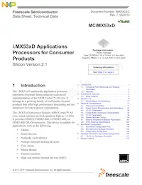 MCIMX535DVV2C2數據表 封面