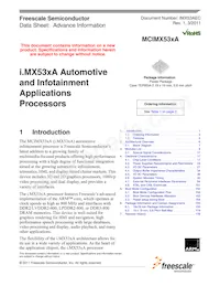 MCIMX536AVV8B Datasheet Cover