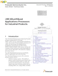 MCIMX6D7CVT08AC Datasheet Cover