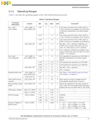 MCIMX6Q5EYM10ACR數據表 頁面 21