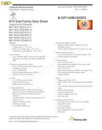 MK10DX256ZVLQ10R Datasheet Copertura