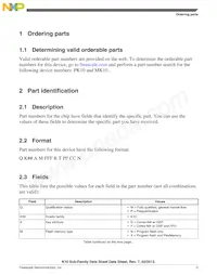 MK10DX256ZVLQ10R Datasheet Pagina 3