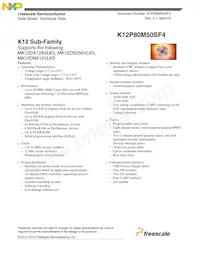 MK12DN512VLK5R Datasheet Cover
