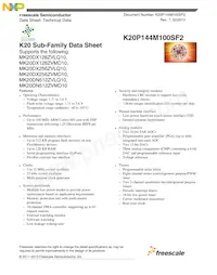 MK20DN512ZVMD10 Datasheet Copertura