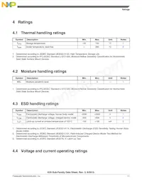 MK20DX256VLQ10R Datasheet Pagina 11