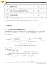 MK20DX256VLQ10R Datasheet Pagina 12