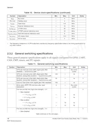 MK24FN1M0CAJ12R Datasheet Pagina 18