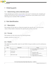 MK51DN512ZCLQ10 Datasheet Pagina 4