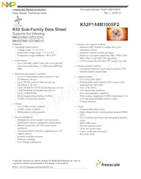 MK52DN512ZCMD10 Datasheet Cover