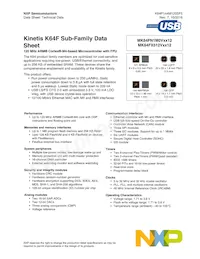 MK64FN1M0VLL12R Datasheet Cover