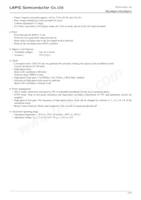 ML610Q412P-NNNTB03A7 Datasheet Pagina 3