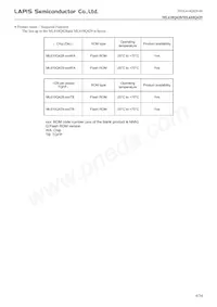 ML610Q429-NNNTBZ03A7 Datasheet Page 4