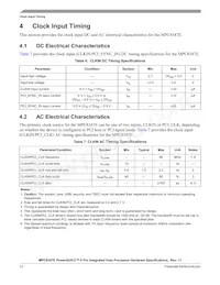 MPC8347ECZUAJFB Datenblatt Seite 12