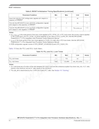 MPC8347ECZUAJFB Datasheet Pagina 14