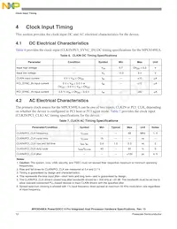 MPC8349ECZUAJFB Datasheet Page 12