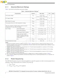 MPC8541VTAQF Datasheet Page 8
