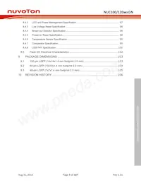 NUC120RD2DN Datasheet Pagina 5