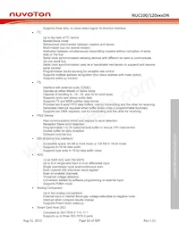 NUC120RD2DN Datasheet Pagina 11