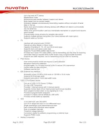 NUC120RD2DN Datenblatt Seite 15