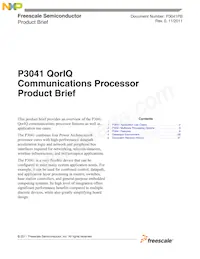 P3041NSE7PNC Datasheet Cover