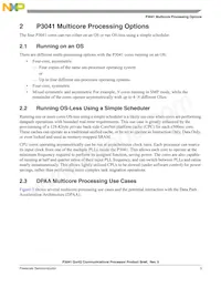 P3041NSE7PNC Datasheet Page 3