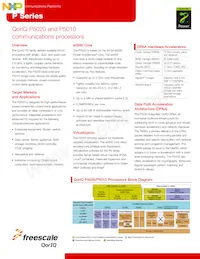 P5020NXN7VNB Datasheet Cover