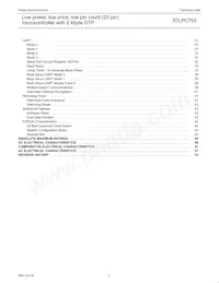 P87LPC762FN Datasheet Pagina 3