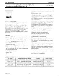 P87LPC762FN Datasheet Pagina 4