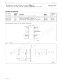 P87LPC767FD Datenblatt Seite 5