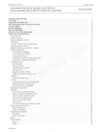 P87LPC769HD Datasheet Pagina 2