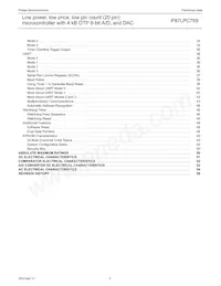 P87LPC769HD Datasheet Pagina 3