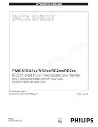 P89C51RC2BN/01 Datenblatt Cover