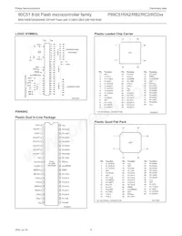 P89C51RC2BN/01 Datasheet Pagina 6