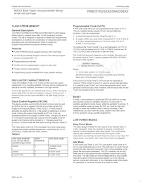 P89C58X2BA/00 Datasheet Pagina 11